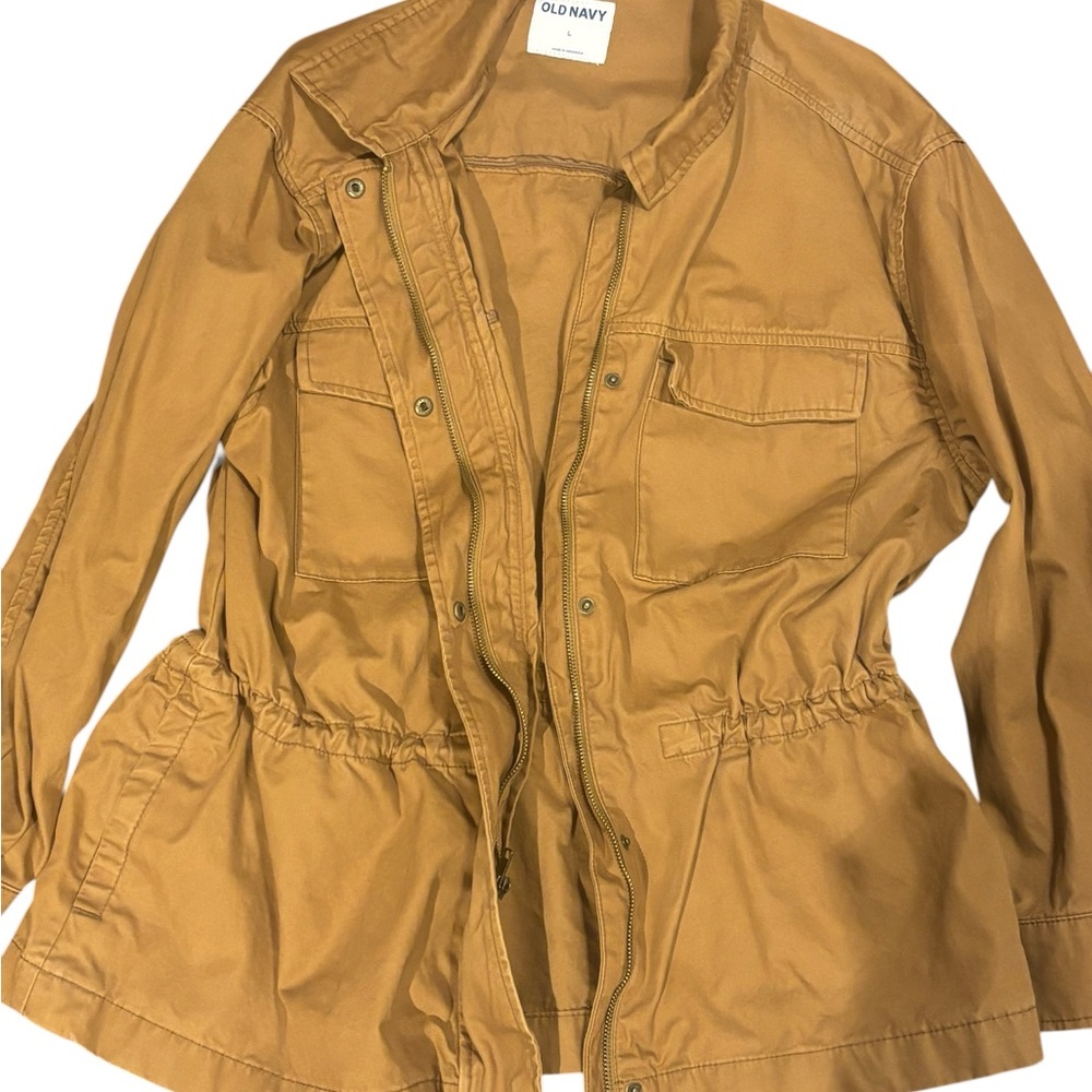 Old Navy Women's Caramel Utility Anorak Jacket
